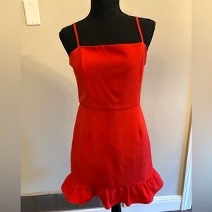 TCEC Vibrant Red Mini Dress